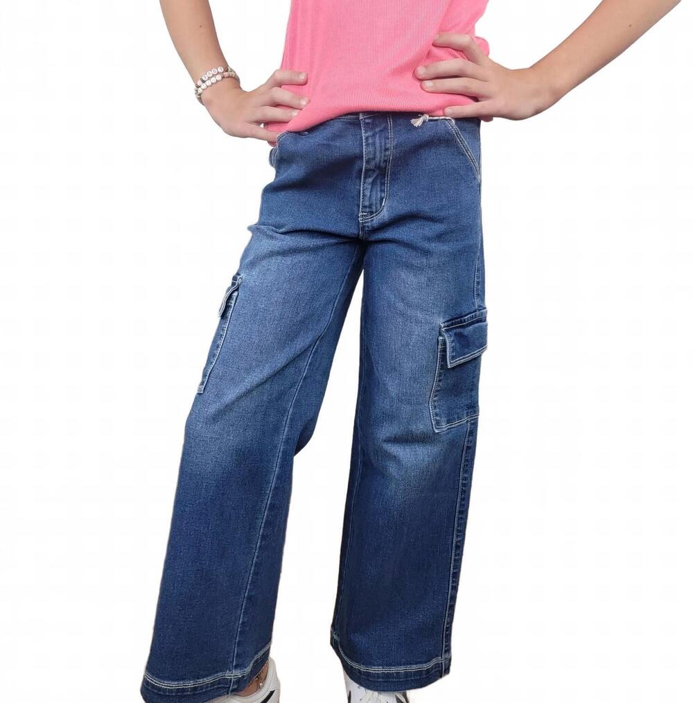 NEW CUTIE PATOOTIE bex wide leg jeans in denim